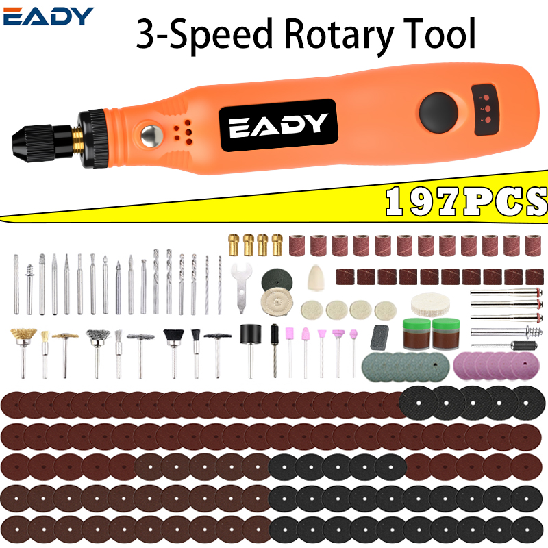 Power Tools Jack - USB Cordless Rotary Tool Kit –
