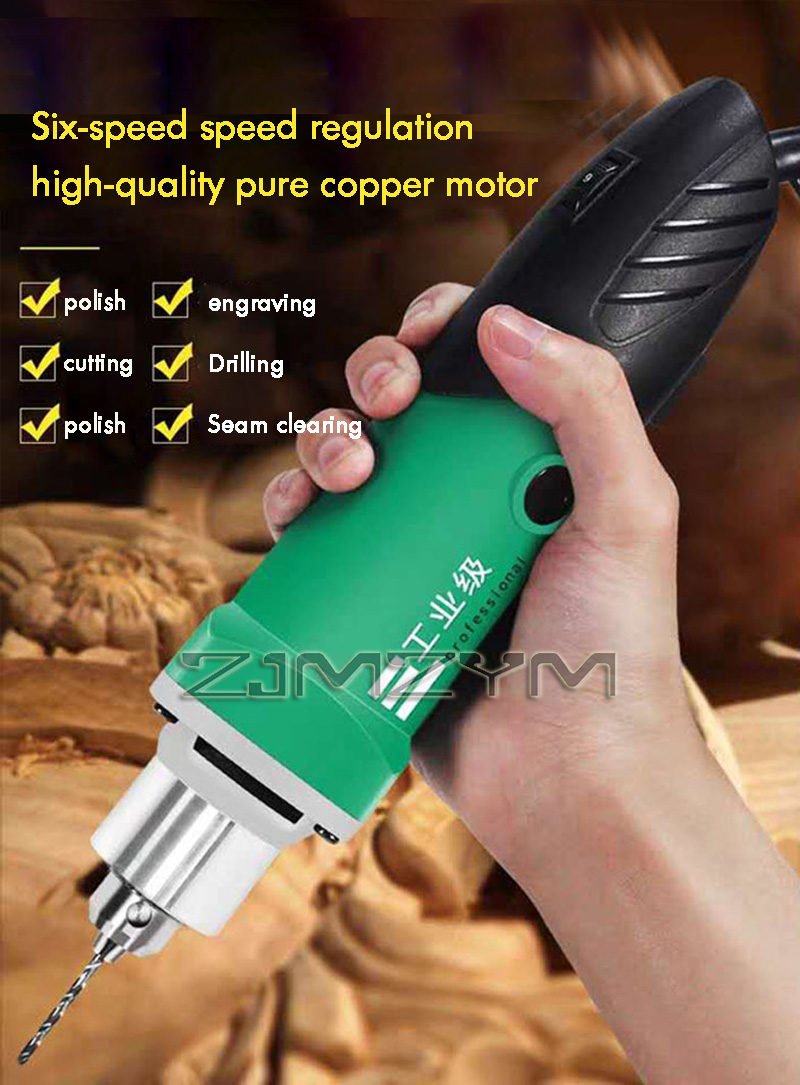 Power Tools Jack - 6-Position Variable Speed High-Power Engraver Electric