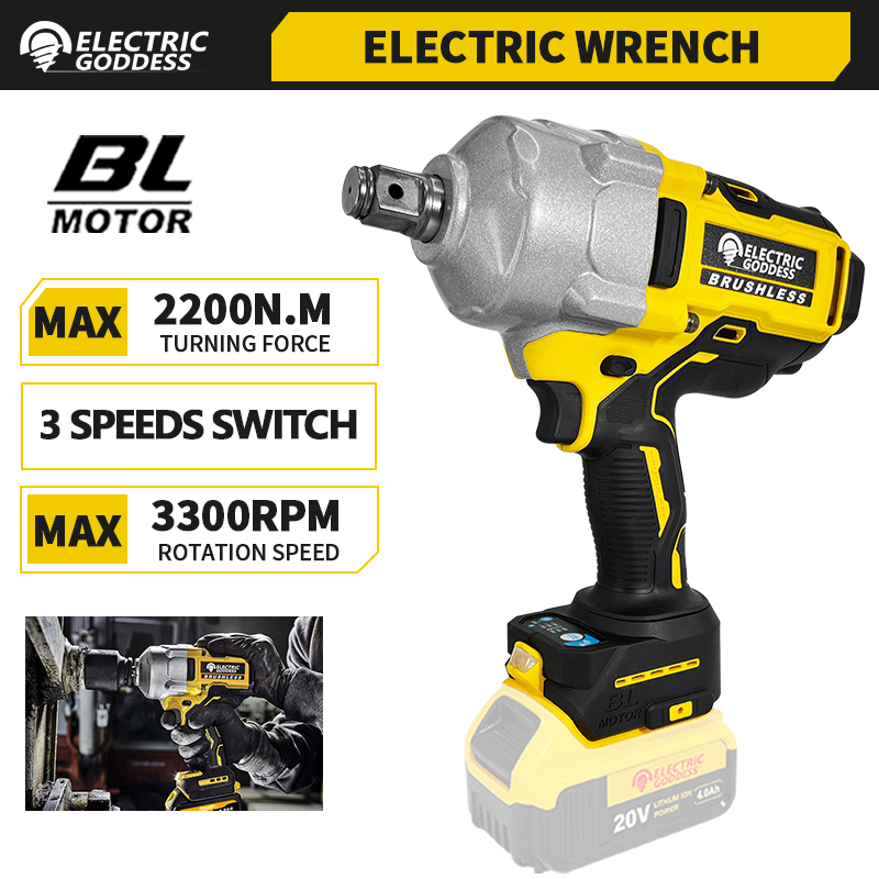 Power Tools Ingco - Electric Goddess 2200N.M Brushless Electric Impact