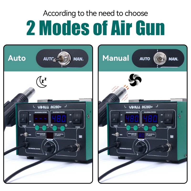 862BD+ Hot Air Gun Soldering S - огляд і ціна Power Tools Used In Welding