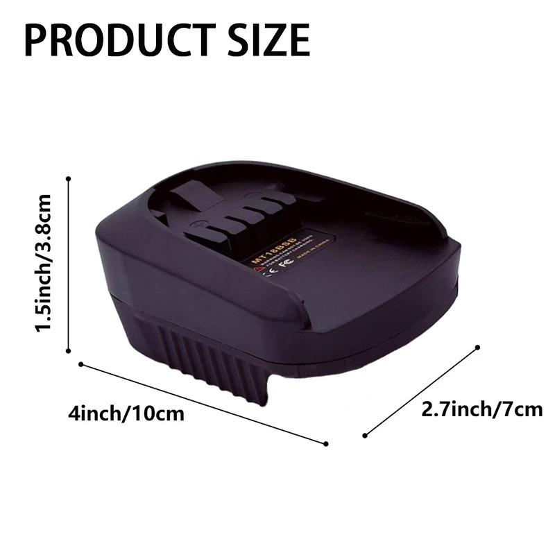 ALASICKA MT18BSB Battery Adapt - огляд і ціна Power Tools Battery Adapter