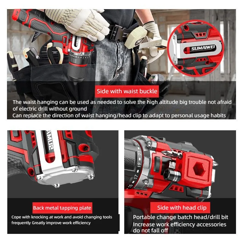 Brushless Electric Drill Tappi - огляд і ціна Power Tools Ingco