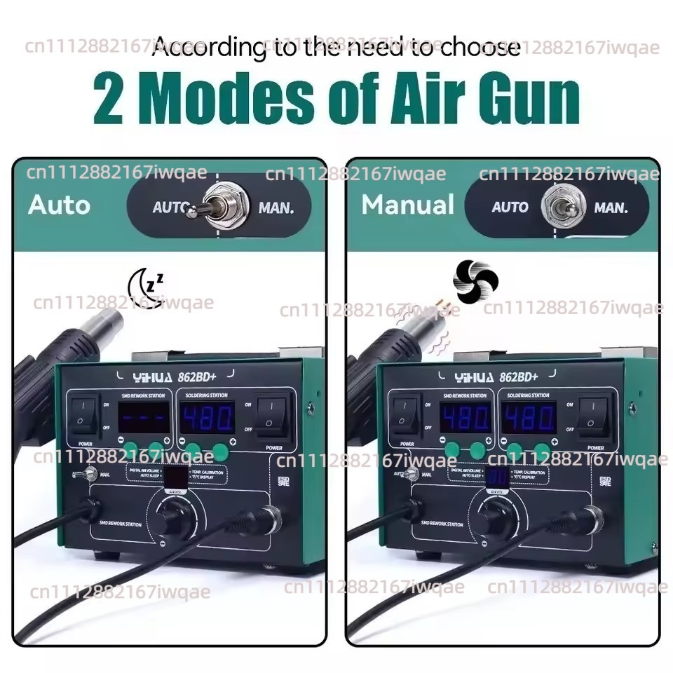 YIHUA 862BD+ Hot Air Gun Solde - огляд і ціна Power Tools Used In Welding