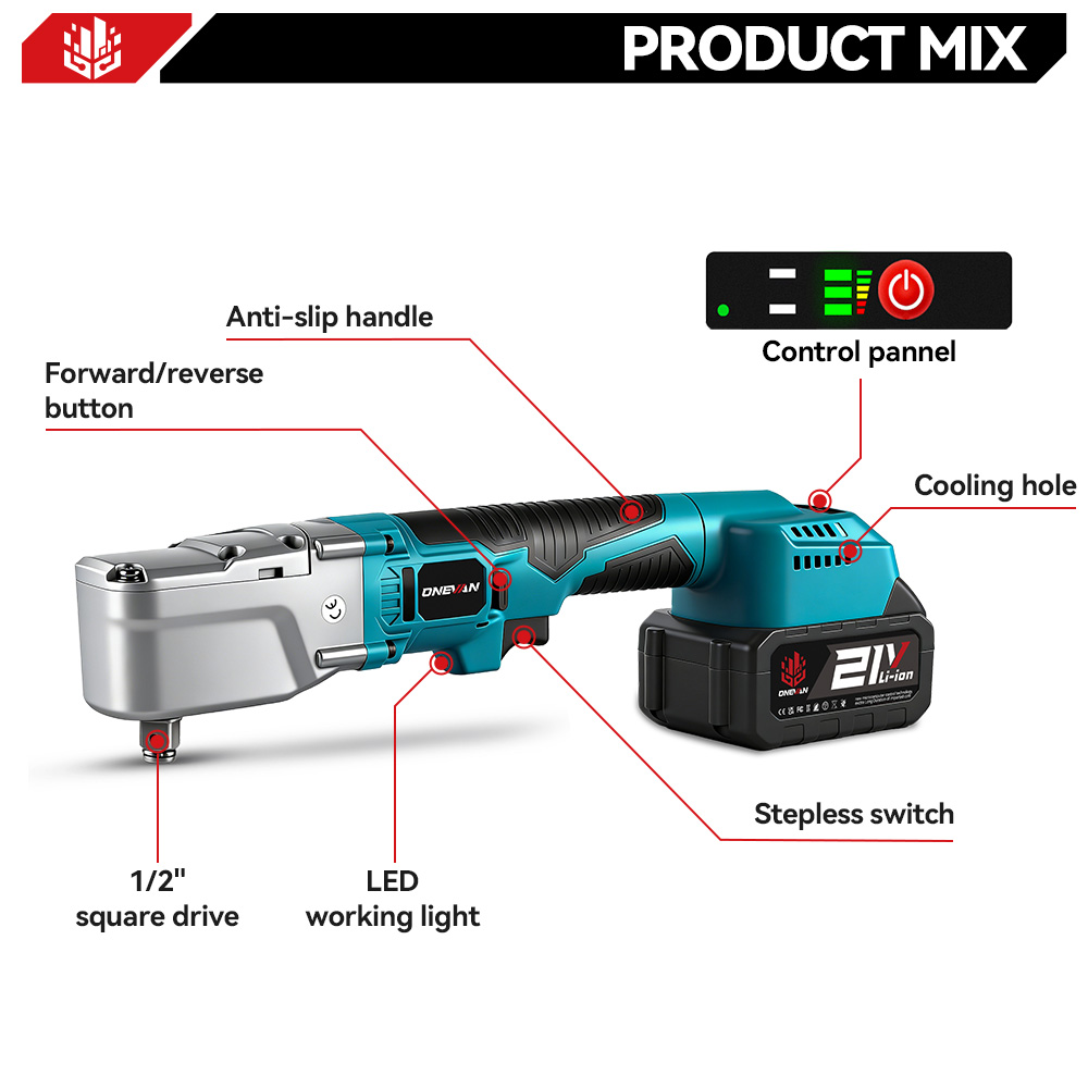 ONEVAN 2400W Brushless Electri - огляд і ціна Power Tools Ingco