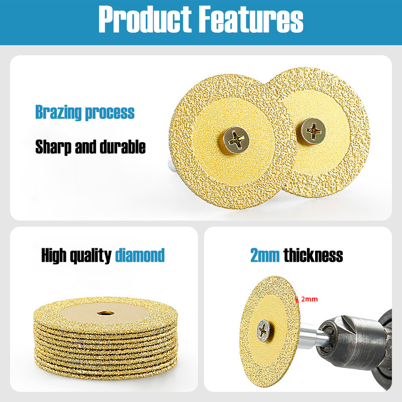 40mm Braze Diamond Saw Blade M - огляд і ціна Power Tools Jack