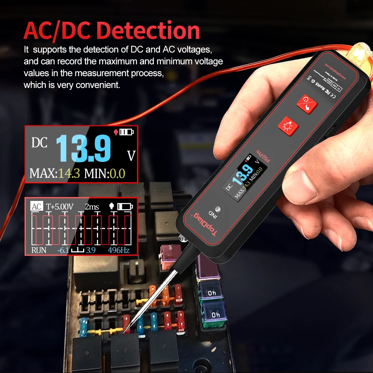 Topdiag P50pro JDiag Mini Osci - огляд і ціна Power Tools Pro