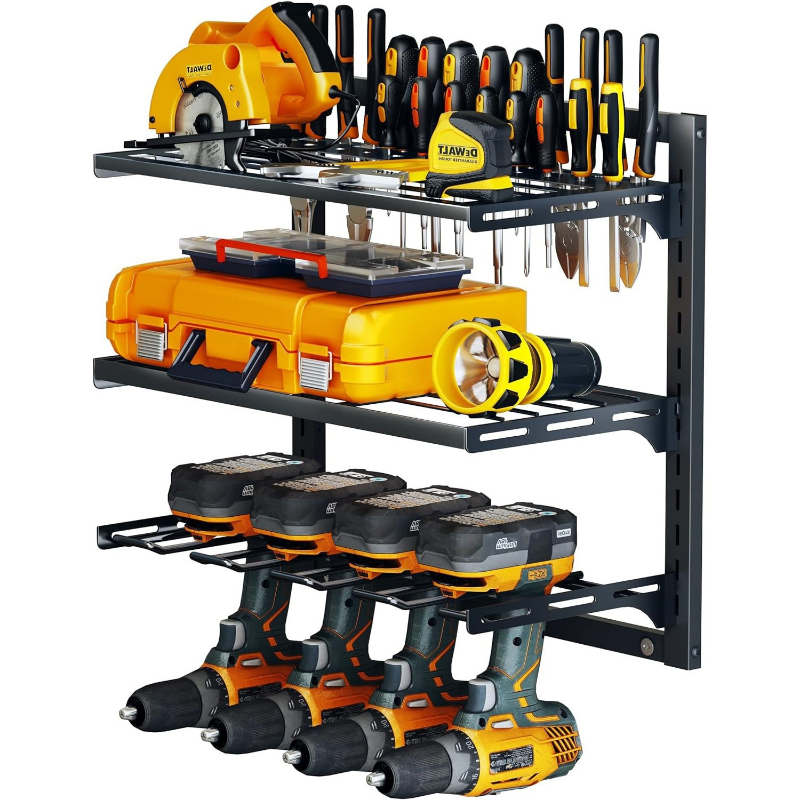 Power Tool Storage Rack 3 Laye - огляд і ціна Power Tools Organizer Diy