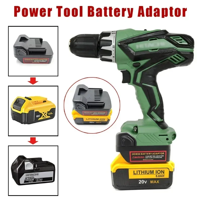 For Dewalt 18V/20V DCB Series  - огляд і ціна Power Tools Battery Adapter