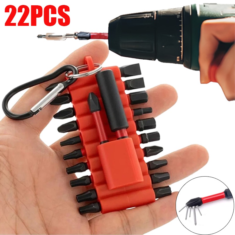22Pcs Impact Screwdriver Bits  - огляд і ціна Power Tools Organizer Diy