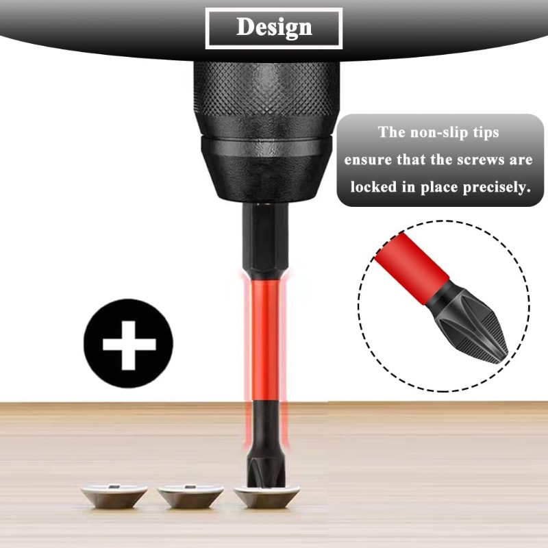 22Pcs Impact Screwdriver Bits  - огляд і ціна Power Tools Organizer Diy