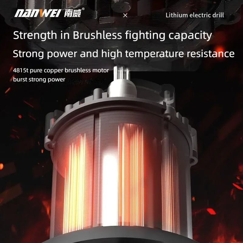 NANWEI Brushless Electric Dril - огляд і ціна Power Tools Ingco