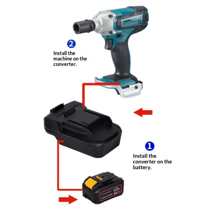 1Pcs Electric Power Tool Adapt - огляд і ціна Power Tools Battery Adapter