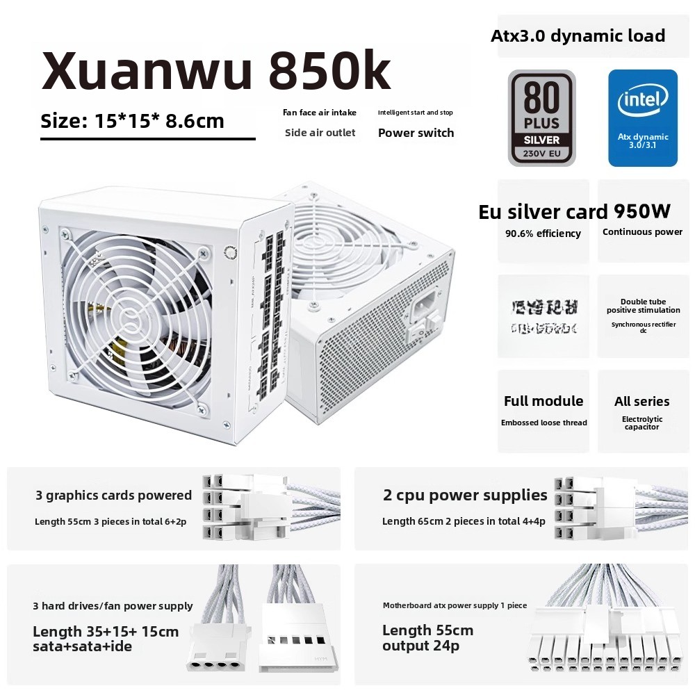 Host power supply 850k stable  - огляд і ціна Zero Power Tools